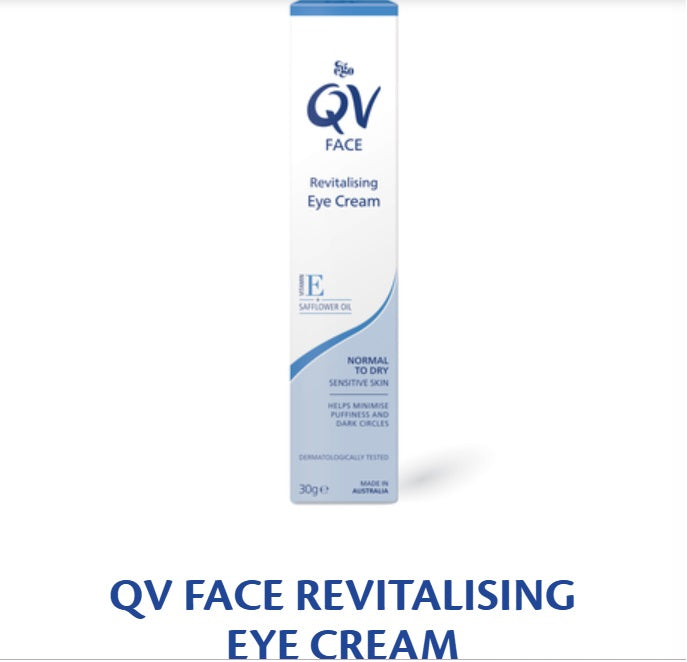 QV Face Revitalising Eye Cream 15gm alya skin mask,Baby skin care condition,Combination Skin,cracked skin,CREAM CLEANSER,daily facial cleanser,dry skin,dry skin body wash,dry skin cream,dry skin gel,dry skin wash,dry skineczema,Effectively removes makeup,