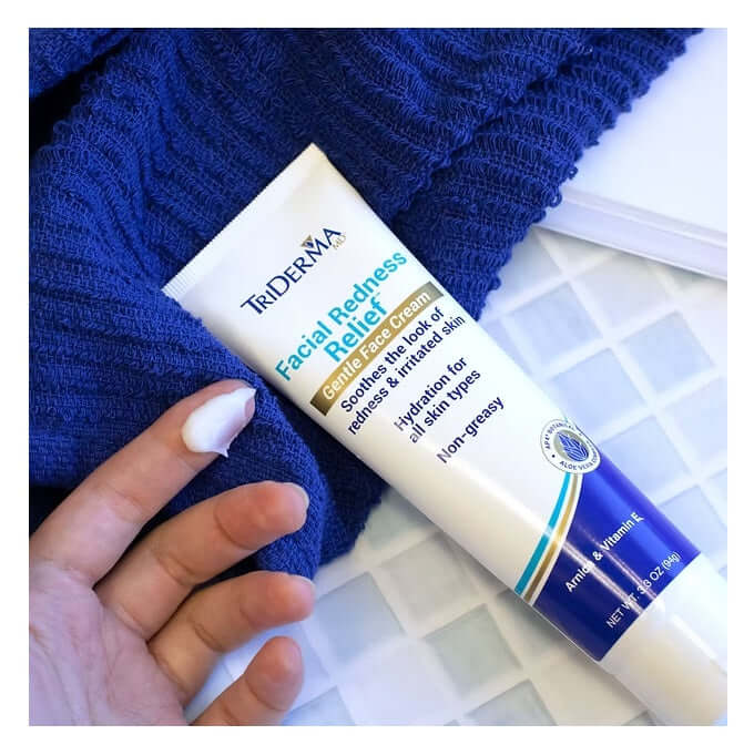 TriDerma Facial Redness Relief 94g convenient and non-greasy,eczema,eczema cream,Eczema Fast Healing Cream,eczema lotion,Face & Body Cream,Facial Redness Relief,Fast Healing Cream,flaking,hair,hair care,hair conditioner,hair dye,Hair health,Hair Shampoo,h