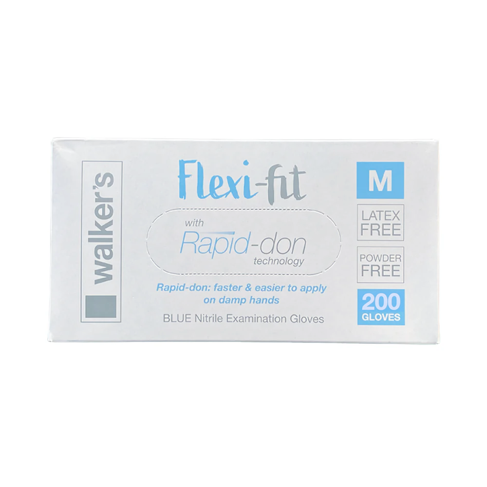 Flexi-Fit Nitrile Gloves - Latex Free And Powder Free