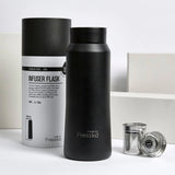 Fressko Core Drink Bottle Coal 1L Flat Lid image 2