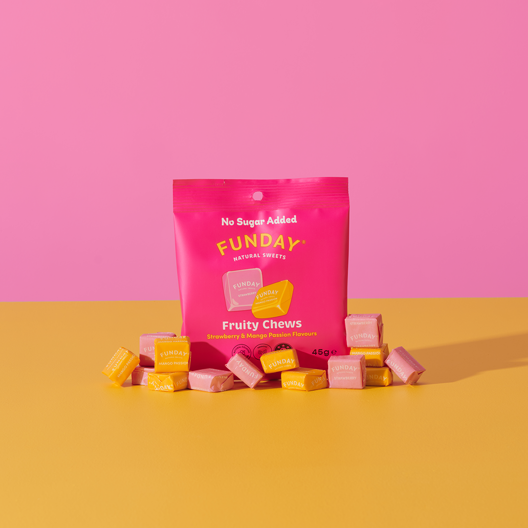 Funday Natural Sweets Fruity Chews 45g Sugar-Free