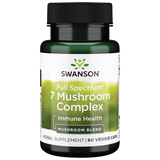 Swanson Full Spectrum 7 Mushroom Complex 60VC 7 Mushroom,Accelerate Metabolism,Antioxidants Cardiovascular,Antioxidants Energy Minerals Vitamins,as well as cardiovascular,blood sugar,blood sugar balance,Blood Sugar Brain & Cognition Children's Health Deto