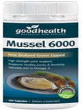 Good Health Green Lipped Mussel 6000 mg 100 Caps good health,goodhealth,issues,mussel,mussel 6000