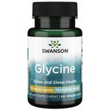 Swanson – Glycine – Ajipure® 500mg 60VC amino acid,Calming,cartilage,central nervous system,Contains AjiPure,form collagen,google,Helps repair and protect joints,high concentrations in the skin,issues,nerve impulses,nervous,nervous exhaustion,nervous head