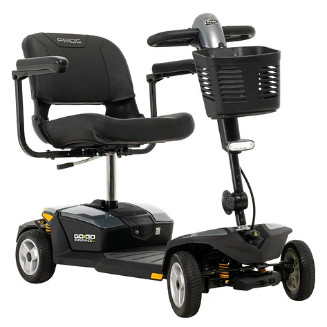 Pride Go Go Endurance Li - Scooters 17”x17” mesh back seat or 20”x18” compact,48.25” turning radius,angle adjustable armrests,CTS (Comfort-Trac Suspension),Endurance Li - Scooters,Feather-touch disassembly:,Flip-up,foldable seat,Go Go Endurance Li - Scoot