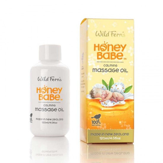 Wild Ferns Honey Babe Calming Soothing Baby Massage Oil 120ml Baby Massage Oil,issues,massage oil,Massage Oil for Baby,oney Babe Calming Soothing Baby Massage Oil,Parrs Honey Babe Calming Soothing Baby Massage Oil
