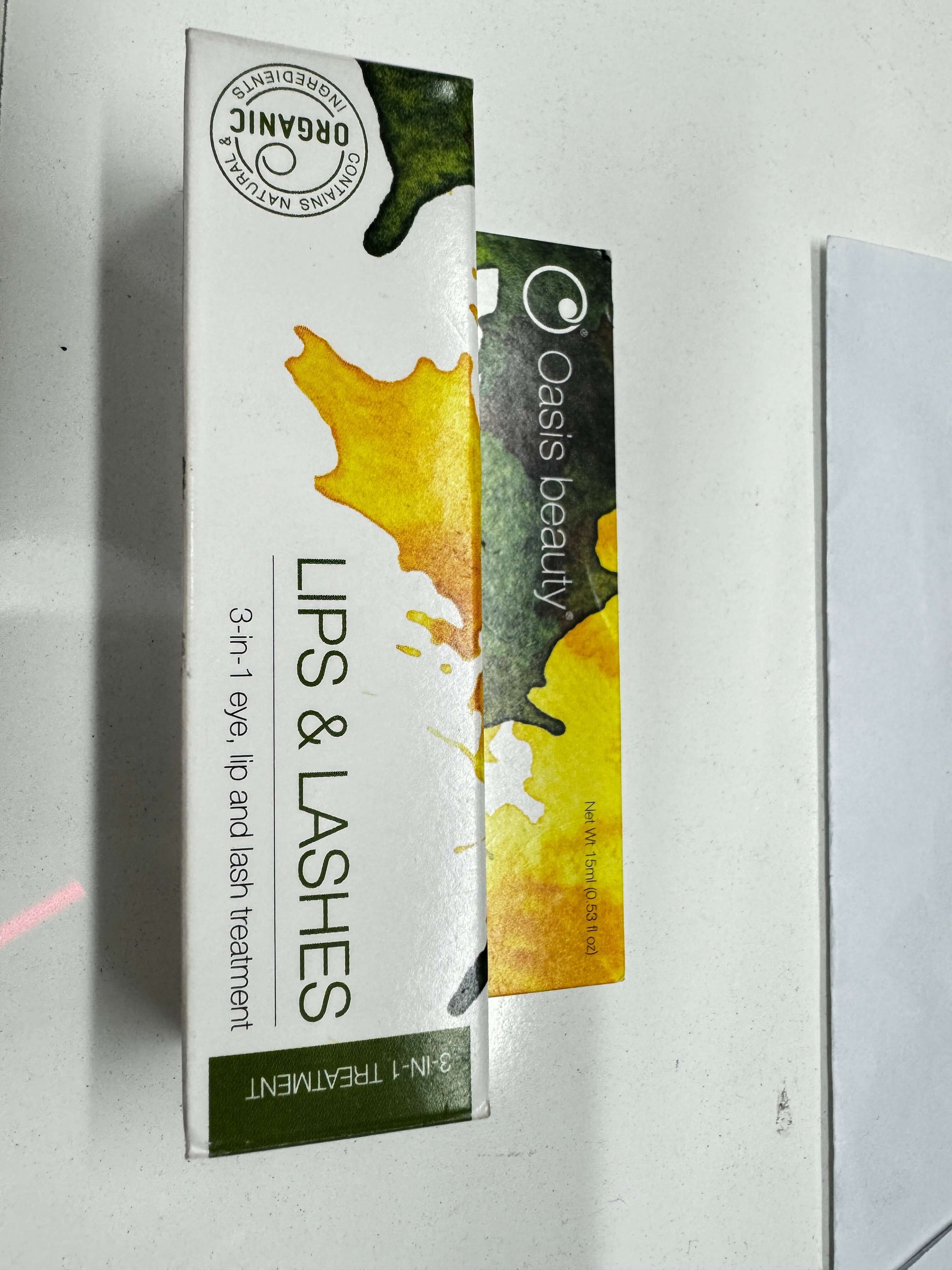 Oasis Organic Beauty Lips and Lashes issues,Oasis Organic Beauty Lips and Lashes