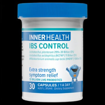 Inner Health IB Control 30 Capsules Bowel & Digestive,Categories: Australia Manufactured,Inner Health,issues,Probiotics,Supplements NZ