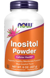 Now Inositol powder 227g B-complex family,calcium balance,cell membrane function,central nervous system,google,inositol,Inositol Powder,issues,metabolism,Myo-Inositol form,Neurotransmitter signaling in the brain,Supports healthy insulin levels