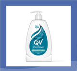 QV intensive moisturising cleanser for dry skin in a 500g pump bottle, ideal for extremely dry and sensitive skin.