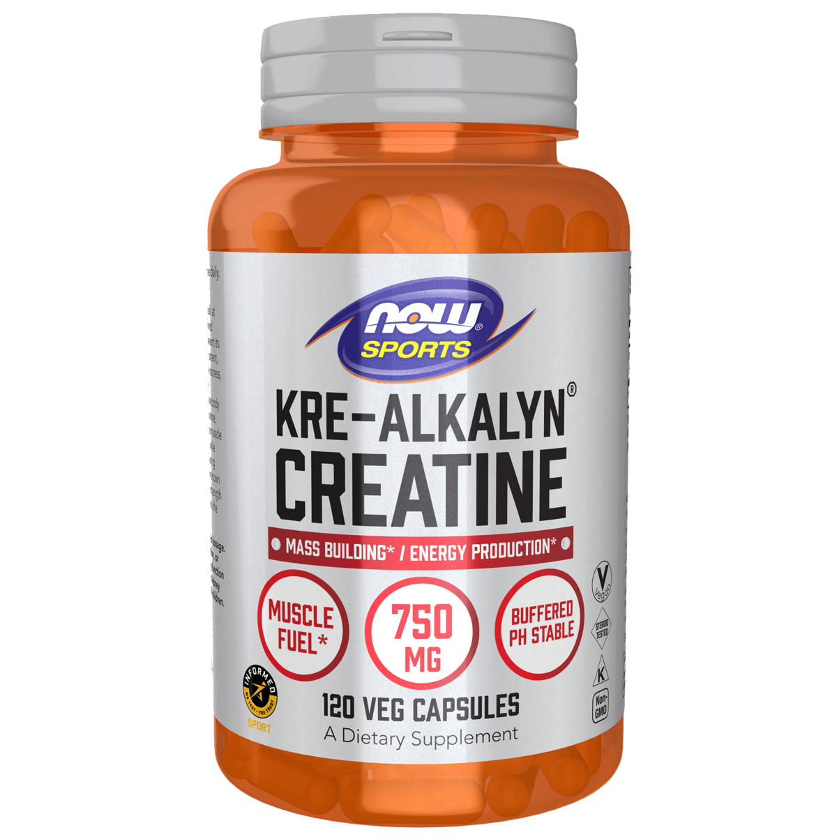 Now Creatine Kre-Alkalyn®750mg 120VC bone,boost energy production,cardiovascular health,Cellular Energy Production,Chlorophyll,cholesterol,cholesterol levels,Creatine,Creatine Kre-Alkalyn,Creatine Monohydrate,detox,detox heavy metals,Detoxification,Detoxi