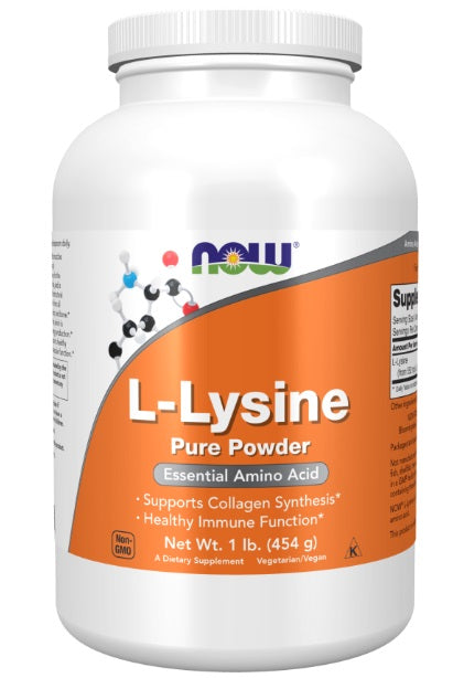 Now L-Lysine Powder 454 gm amino acid,issues,L-Lysine,Pure Powder