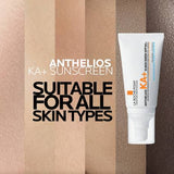La Roche-Posay's Anthelios Ka+ Spf50+ 50ml Acne-Prone,all skin tones,Anthelios Ultra Cream Xl Spf 50+ 50ml,Anthelios Ultra-light Invisible Fluid Tinted Spf50+ 50ml,Anthelios Uv Clear Sunscreen Spf 50,Dry Touch Spf 50+,Dry Touch Tinted Spf 50+,Fluid Tinted