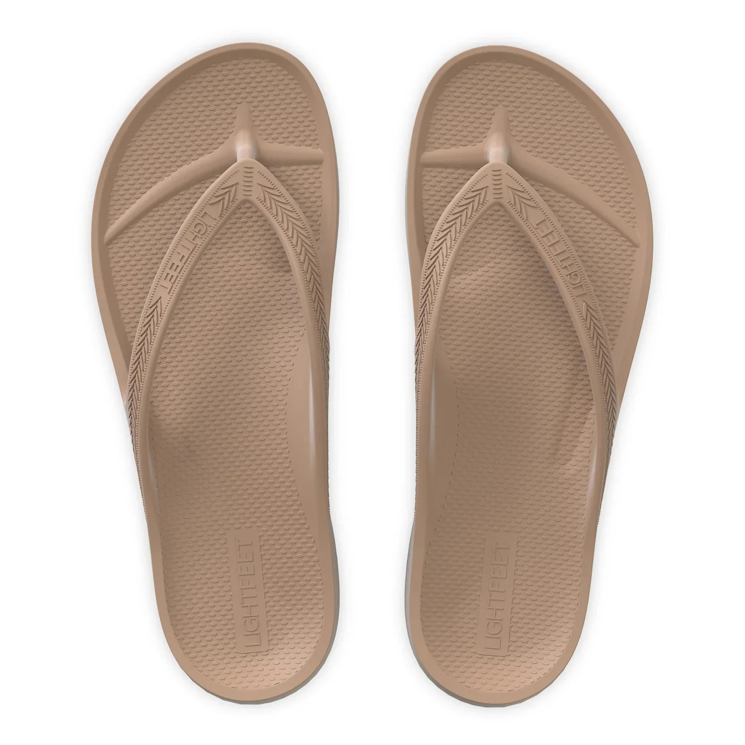 Lightfeet Arch Support Jandals - Latte