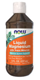 Now Magnesium Liquid with Trace Minerals 237ml healthy neuro-muscular function.,Ionic Trace Minerals,issues,Magnesium Liquid,natural mineral concentrate,Trace Minerals