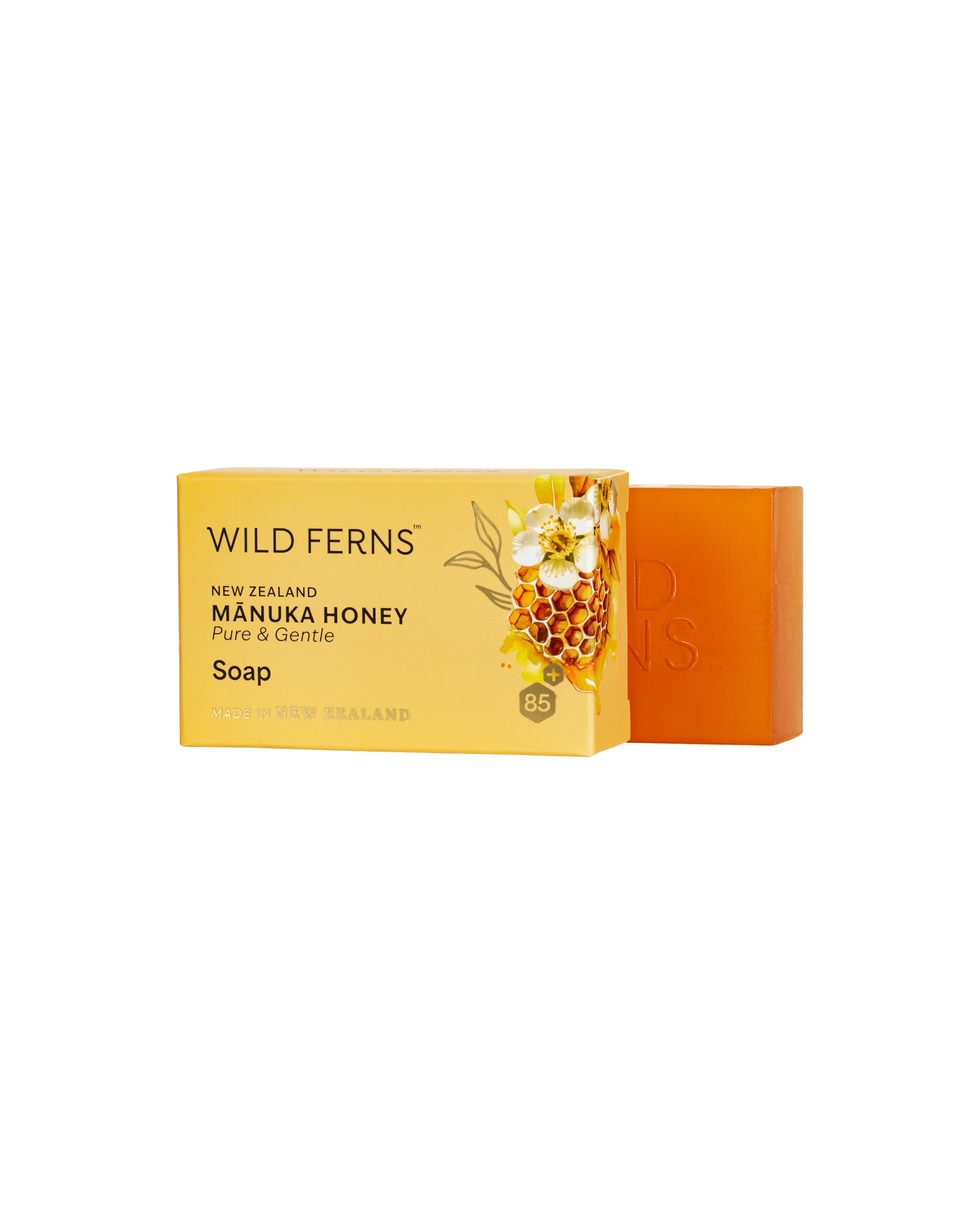 Wild Ferns Double Layer Honey Propolis Soap 140g