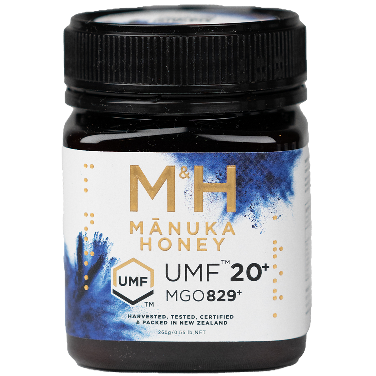 M&H UMF 20+ Mānuka Honey 250g digestive,food,immunity,issues,M&H Manuka Honey,Manuka Honey,skin,UMF20+