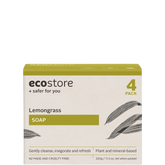 Ecostore Bar Soap Lemongrass 4 Pack 320g