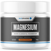 Biosphere Magnesium powder 141g, Mango Pineapple Flavour Biosphere Magnesium powder,blood pressure,blood sugar,bone,cardiovascular health,cramps,energy production,health bones,issues,Lemon Lime,Lemon Lime Flavour -,Lemon Lime Flavour - Formulated for opti