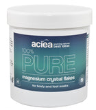 aciea 100% Pure Magnesium Crystal Flakes damaged skin,Helps relax tension and stress,Helps relieve muscle stiffness,Helps soften rejuvenate dry,issues,Magnesium Crystal Flakes
