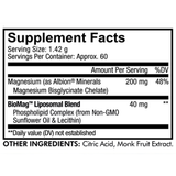 Codeage Liposomal Magnesium Glycinate Powder 85g