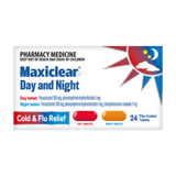 Maxiclear Day/Night Cold & Flu Tablets 24 Pack