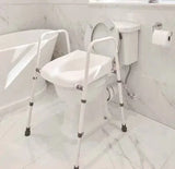 Allied Medical Mowbray Lite Toilet Frame & Seat - Width Adjustable Allied Medical Mowbray Lite Toilet Frame Seat - Width Adjustable,Lite Toilet Frame Seat - Width Adjustable,Mowbray Lite Toilet Frame Seat - Width Adjustable,Toilet Frame Seat