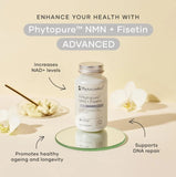 Phytoceutics Phytopure® NMN + Fisetin ADVANCED Fisetin,Fisetin ADVANCED,healthy ageing supplement,increase NAD+ levels,issues,NMN + Fisetin,phytoceutics,removes zombie cells