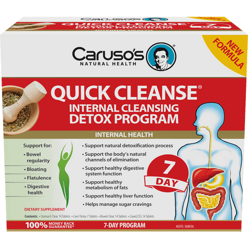 Carusos Quick Cleanse Internal Cleansing Detox Program (7 Day) - Health Solutions Carusos Quick Cleanse Internal Cleansing Detox Program (7 Day) - Health Solutions,issues
