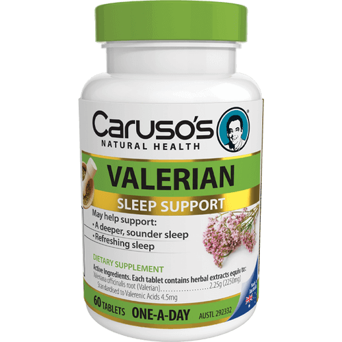 Caruso's Valerian 60 Tablets Sleep Aid Caruso's Valerian 60 Tablets - Herbal Therapeutics,issues
