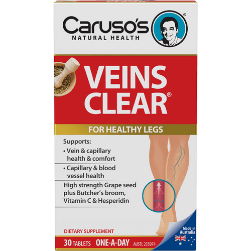 Caruso's Veins Clear 30 Tablets - Health Solutions Caruso's Veins Clear 30 Tablets - Health Solutions,issues