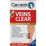 Caruso's Veins Clear 30 Tablets - Health Solutions Caruso's Veins Clear 30 Tablets - Health Solutions,issues