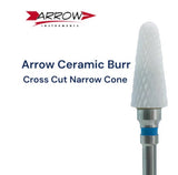 ARROW - CERAMIC BURRS ARROW - CERAMIC BURRS,Coarse Cut Medium Cone,Cross Cut Medium Cone,Cross Cut Narrow Cone,issues