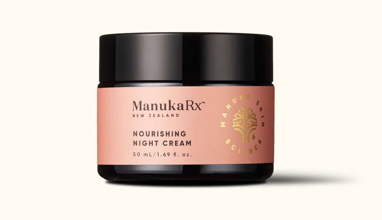 Manuka Rx Nourishing Night Cream 50ml Deeply hydrates,improve skin texture,issues,nourishes the skin,Plumps the skin,Reduce fine lines,Reduce wrinkles,skin feel smoother
