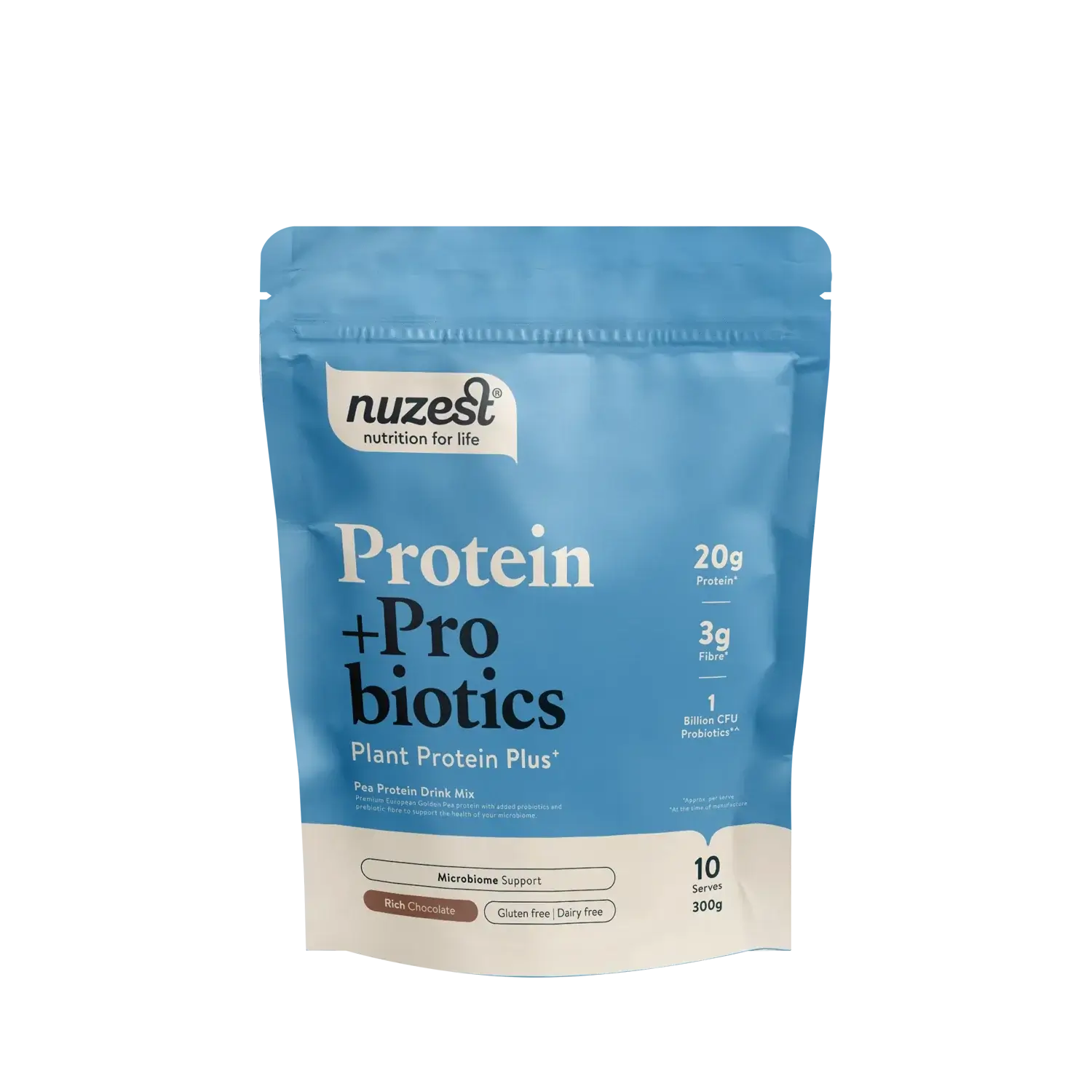 Nuzest Protein + Probiotics 300g Rich Chocolate 100% pure,clean lean,issues,nuzest,nuzest clean clean sachets,nuzest clean lean,optifast,protein,pure protein,weight,weight loss,weight loss programme,weight management,weight reducer,weight reduction