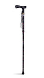 Lifestyle T handle folding walking stick Folding Walking Stick,issues,lightweight aluminium shaft,metallic teal finish,rubber tip,T Handle Walking Stick,T' Handle,walking stick