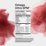 Microbiome Labs Omega Ultra SPM 60 Softgels supplement facts