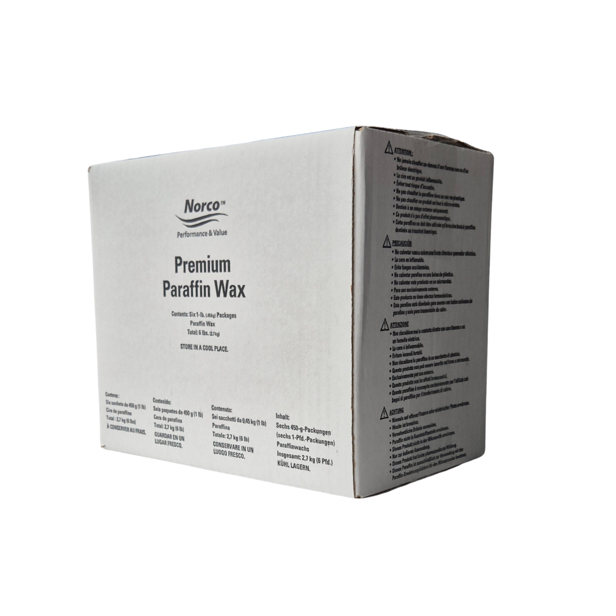 Norco Premium Paraffin Wax 6LBS Scentfree