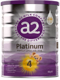 A2 PLATINUM Platinum high-end infant formula milk powder stage 4, 3 cans per box Contain Soy,Contains Fish,Cow Milk,issues,Premium junior milk drink i,support healthy immune system