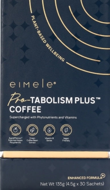 Eimele Protabolism Plus Coffee ApplePhenom,ApplePhenom® Apple Polyphenols Extract,biotin,Biotin extra strength,Celery Seed Extract,coffee,Cyanocobalamin (Vitamin B12),Eimele Protabolism Pluss Coffee,eimele® Arabica & Robusta Coffee Blend (55.6%),Green