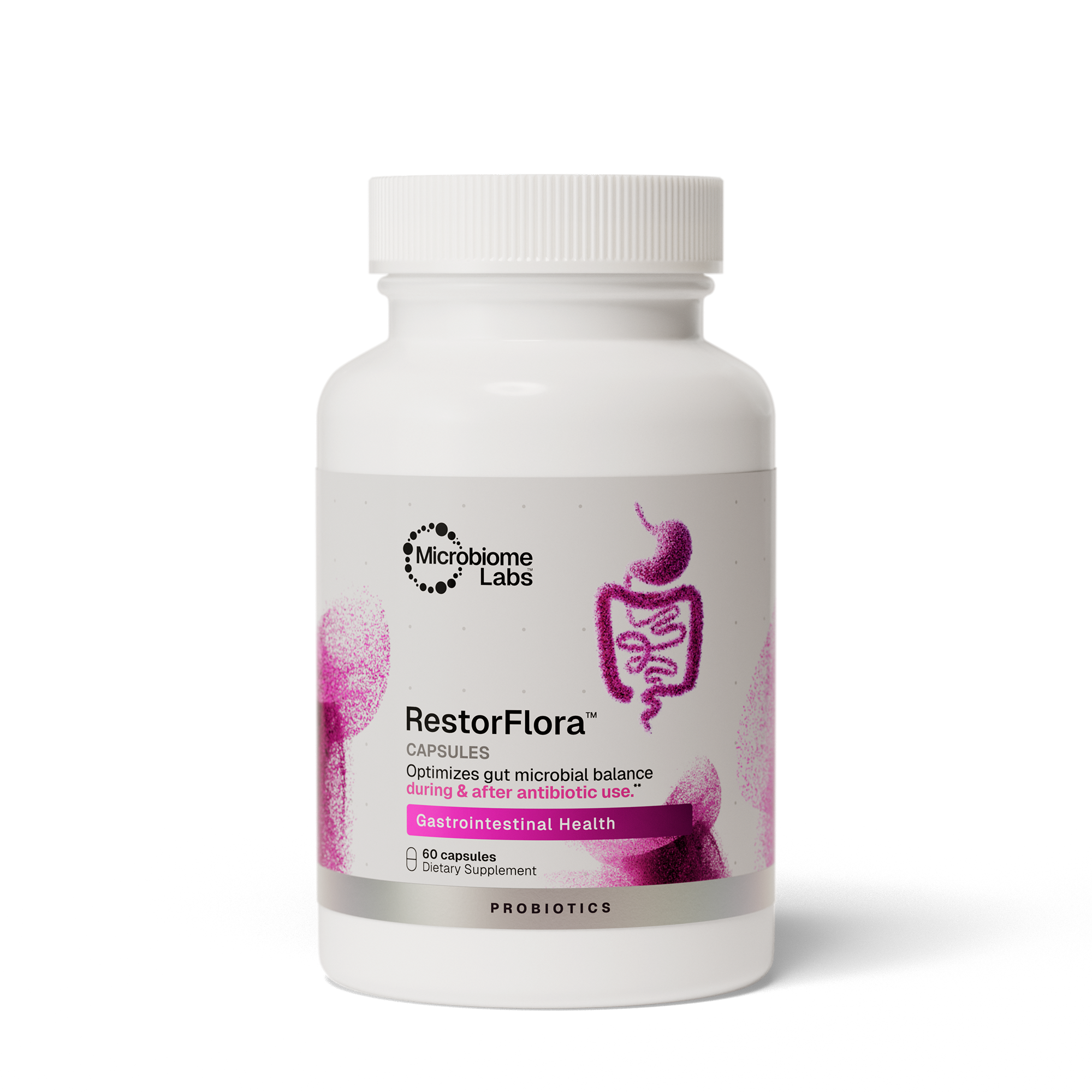 Microbiome Labs RestorFlora 60 Capsules