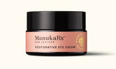 Manuka Rx Restorative Eye Cream decrease puffiness,eye cream,issues,puffy,reduce the appearance of wrinkles,Restorative Eye Cream,tired eyes