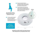66FIT INFLATABLE ROUND CUSHION - 46CM Inflatable Pressure Relief Cushion,INFLATABLE ROUND CUSHION,issues,Relieve pain and discomfort,Round Ring Cushion