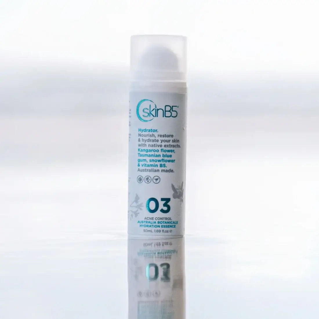 Skin B5 Acne Control Australian Botanicals Hydration Essence 50ml Acne Treatment,Clear Complexion,Clear Skin,Combination Skin,cracked skin,dry skin,dry skin cream,Dry Skin Gel,dry skin wash,Healthy Skin,Hydrating Skin Care,itchy dry skin,itchy skin,Moistu
