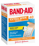 Band-aid Breathable Strips Wide 40 band-aid,band-aid blister,bandage,bandages,BANDAID,cohesive bandage,crepe bandage,cushioned bandages,eab bandage,elastic bandage,issues
