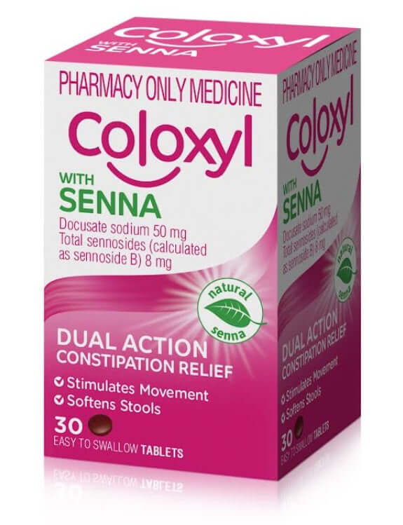 Coloxyl with senna 30 tablets Qty restriction (3) applies coloxyl,coloxyl with senna,constipation,issues,laxative,stool softener