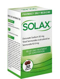 Solax Docusate Sodium Constipation Tablets 30 Constipation,Docusate Sodium Constipation,issues,relief and treatment of constipation,Solax