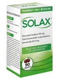 Solax Docusate Sodium Constipation Tablets 90 *qty restriction 1 applies* Constipation,issues,relief and treatment of constipation,Solax