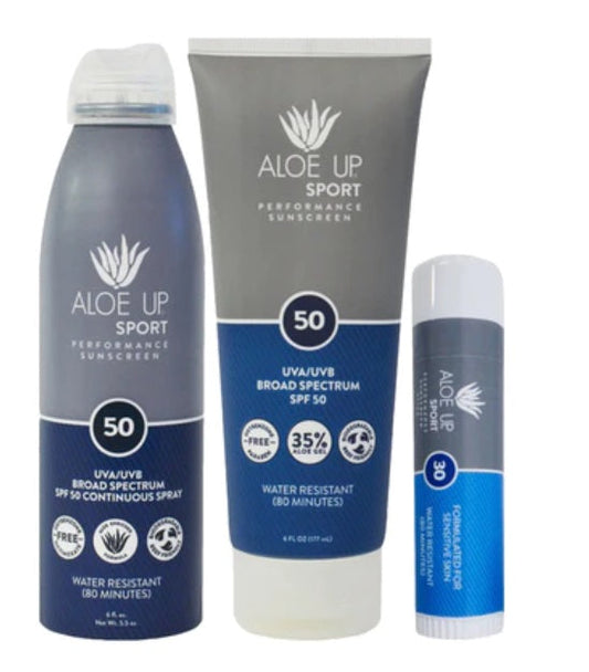 Aloe Up Sport Sunscreen SPF 50 Essential Pack