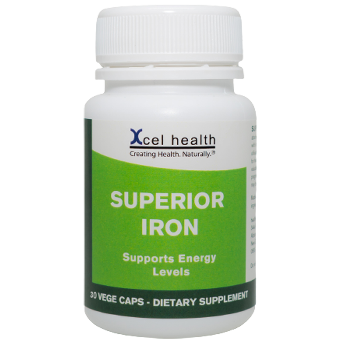 Xcel Superior Iron 30 veg capsules Anemia Relief,Bioavailable,Blood Health,Category: Xcel Health Tags: aneamia,energy,Energy Boost,Essential Mineral,Ferrous Bis-Glycinate,Gentle on Stomach,Healthy Blood,iron,issues,Non-Constipating,Nutrient Absorption,Pre